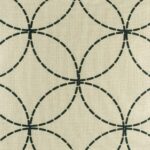 closer look at cushion cover with Black Imperial pattern.