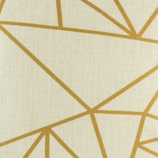 closer look at cushion with Gold Crack pattern.