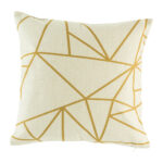 cushion cover with Gold Crack pattern.