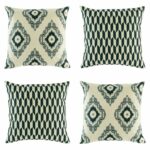 4 patterned cushion in Neutral Hues.