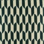 closer look at cushion cover with Black and White Chevron pattern.