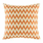 cushion cover with Rusty Chevron pattern.