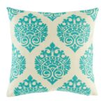 cushion cover with Teak Ikat pattern.