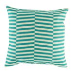 cushion cover with Turquoise Line pattern.
