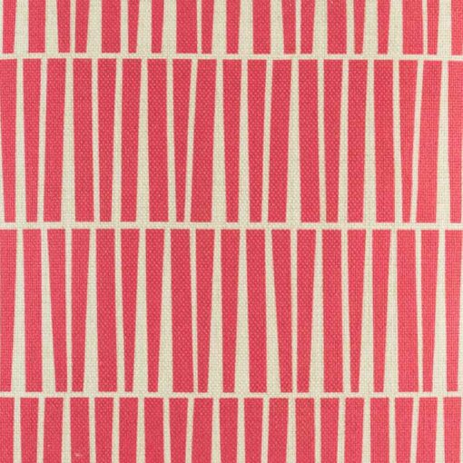 closer look at cushion cover with Watermelon Line pattern.
