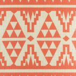 closer look at cushion with Punch Tribal pattern.