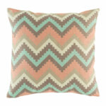 cushion cover with Pastel Chevron pattern.