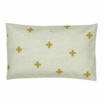 Rectangular cushion cover in Gold Cross pattern -30x50cm