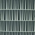 closer look at a cushion in Black and White Line pattern - 45x45cm