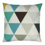 Cushion Cover in geometric neutral hues - 45x45cm