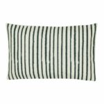 a Rectangular Cushion Cover in Navy Thin Stripe pattern - 30x50cm