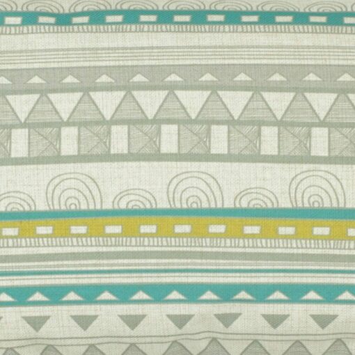 a closer look at a Rectangular Cushion in Aztec Grey pattern - 30x50cm