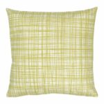 Cushion Cover in Square shape with Gold Plaid - 45x45cm