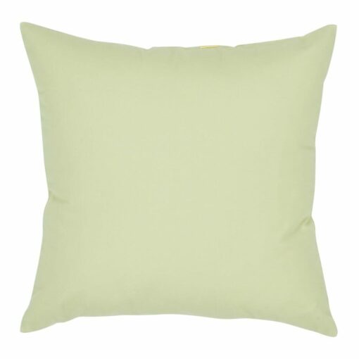 Back side view of Square Cushion Cover in Gold Polka pattern - 45x45cm