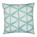 cushion cover in Pastel Blue Trellis pattern - 45x45cm