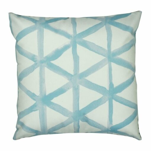 cushion cover in Pastel Blue Trellis pattern - 45x45cm