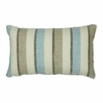 rectangular cushion in Sky Blue and Grey Stripe -30x50cm