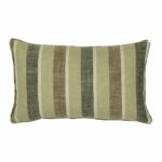 rectangular cushion in Earth Tone Stripe -30x50cm
