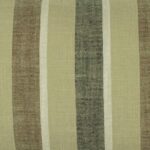 closer look at a rectangular cushion Cover in Earth Tone Stripe -30x50cm