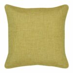 a square cushion in gold colour - 45cm x 45cm