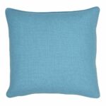 outdoor cushion in sky blue.