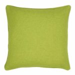 outdoor cushion in lime green.