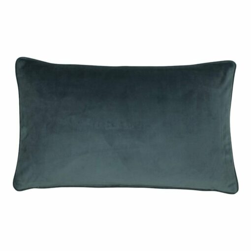 a rectangular cushion on spruce blue colour.