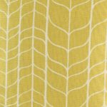 Close up of the gold cushion cover made from cotton linen (45cmx45cm)