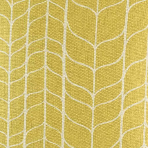 Close up of the gold cushion cover made from cotton linen (45cmx45cm)