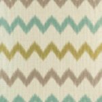 Close up of the Pastel coloured chevron cotton linen cushion(45cmx45cm)