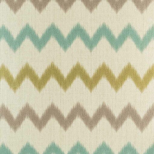 Close up of the Pastel coloured chevron cotton linen cushion(45cmx45cm)