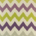 a close up of the purple, gree, and grey 45cmx45cm cotton linen cushion cover