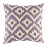 purple cotton linen 45cmx45cm cushion cover
