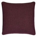 Strikingly beautiful 45x45 soft cushion cover in claret red colour