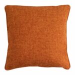 square cushion cover in Marmalade colour