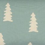 closer look at a Rectangular cushion in Pastel Blue pattern -30x50cm