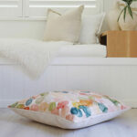 Colourful floor cushion cover