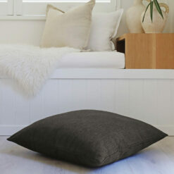 Camden Grey Brown Floor Cushion Cover - 70cm x 70cm