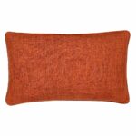 30x50 soft cushion cover in burnt orange colour
