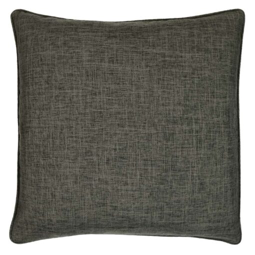 Soft cushion cover in grey brown colour