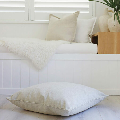 Cushion cover in natural colour