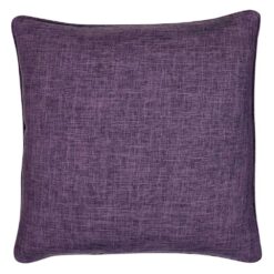 Lovely purple soft cotton linen cushion cover