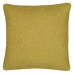 Bright and beautiful yellow cushion cover in soft fabric
