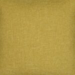 Close-up image of a soft cushion cover in radiant yellow colour