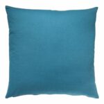 Image of plain outdoor cushion in blue colour