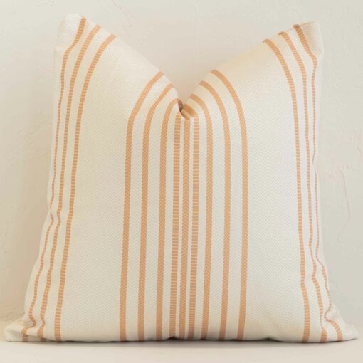 Claybourne Waterproof Striped Outdoor Cushion Cover - SC1076-45 A premium outdoor calaybourne cushion boasting a stripe design and in a square size.