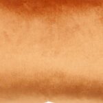 Photo of copper velvet and linen rectangular cushion cover