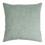 square Linen cushion in Stone Blue colour.
