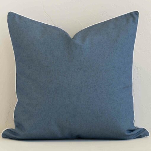 Horizon Waterproof Blue Outdoor Cushion Cover – Large - SC1070-55 An alluring outdoor large cushion cover in blue. It features an attractive solid-colour style.
