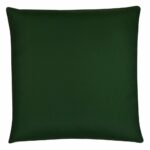 Photo of deep pine green outdoor cushion cover in 45cm x 45cm size